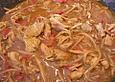 China - Wok - Gericht mit Huhn
