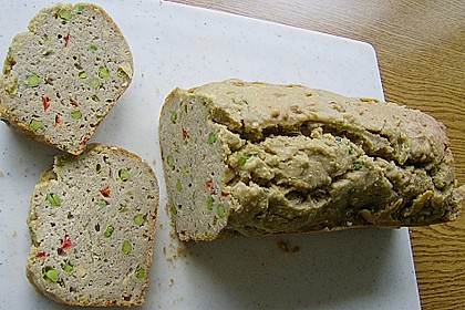 Buchweizenbrot, Gem&uuml;se