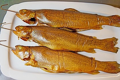 Heißräuchern von Fisch 2