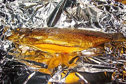 Heißräuchern von Fisch 7
