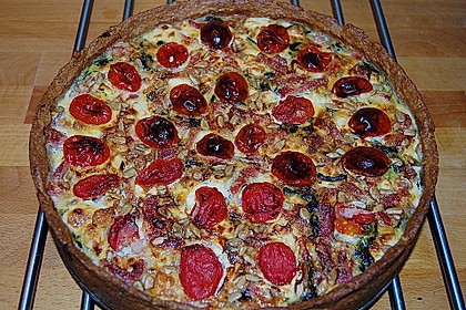 Blattspinat - Quiche 2