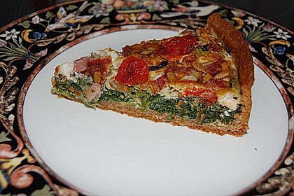 Blattspinat - Quiche 1