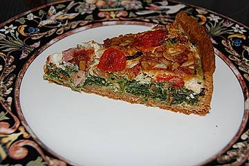 Blattspinat - Quiche