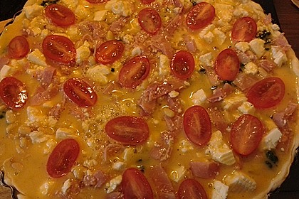 Blattspinat - Quiche 4
