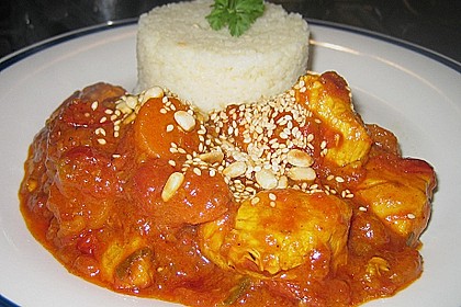 Tajine mit Huhn und Sesam