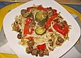 Mediterraner Nudelsalat mit Antipasti