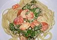 B&auml;rlauch - Pasta mit Flusskrebsen