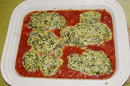 H&auml;hnchenbrustfilets mit Spinathaube