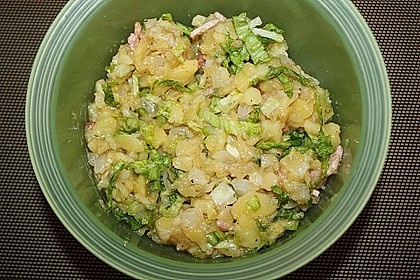Kartoffelsalat mit Speck und Endivie 3