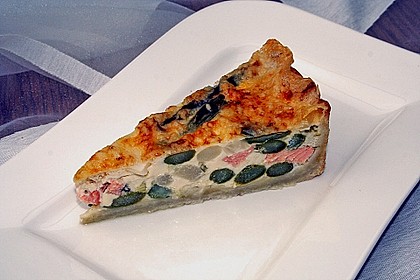 Spargel - Lachs - Quiche 1