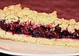 Kirsch - Himbeerkuchen mit Kokosstreusel