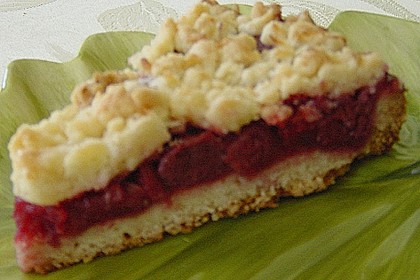 Kirsch - Himbeerkuchen mit Kokosstreusel 1