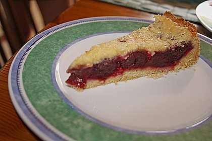 Kirsch - Himbeerkuchen mit Kokosstreusel 14