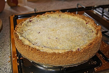 Kirsch - Himbeerkuchen mit Kokosstreusel 15