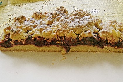 Kirsch - Himbeerkuchen mit Kokosstreusel 17