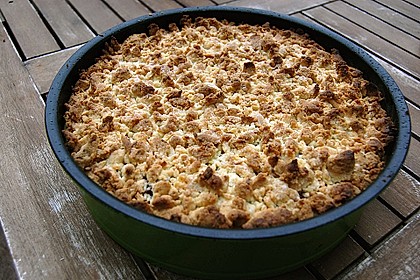 Kirsch - Himbeerkuchen mit Kokosstreusel 29