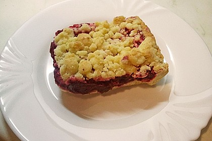Kirsch - Himbeerkuchen mit Kokosstreusel 36