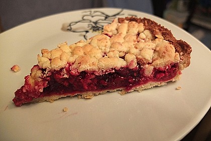 Kirsch - Himbeerkuchen mit Kokosstreusel 38