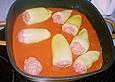 Gef&uuml;llte Paprikaschoten mit Tomatensauce (ungarisches Rezept!)