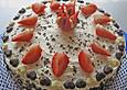 Sahnige Erdbeertorte
