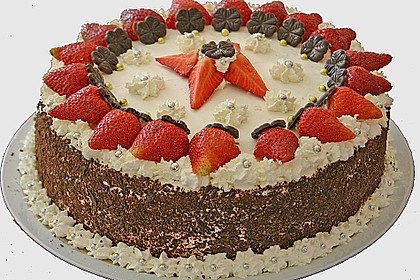 Sahnige Erdbeertorte 2