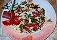 Mediterraner Nudelsalat