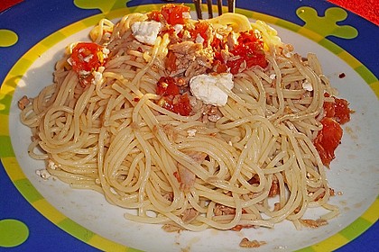 Spaghettisalat 1