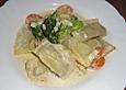 &Uuml;berbackene Maultaschen mit Schmelzk&auml;se