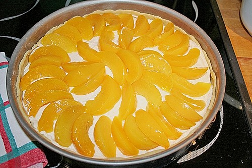 Pfirsich - Schmand - Kuchen (Rezept mit Bild) von Seelenschein ...