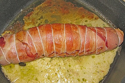 Schweinefilet mit Spinat - Schimmelk&auml;se F&uuml;llung 1
