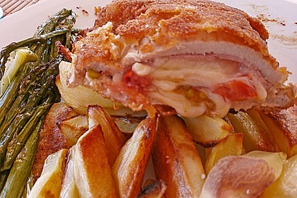 Gefüllte Schnitzel italienische Art