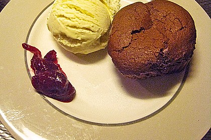 Gebackenes Mousse au Chocolat