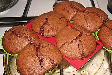 Gebackenes Mousse au Chocolat