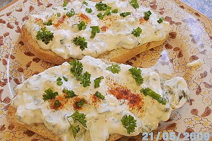 B&auml;rlauchquark  pikant, ganz einfach