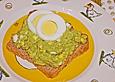 Einfacher Avocado - Ei - Aufstrich
