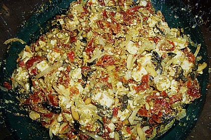 Antipasti - Salat mit Schafsk&auml;se und Pesto - Dressing 6