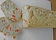 Buchweizenbrot II, Gem&uuml;se und Forellenfilets