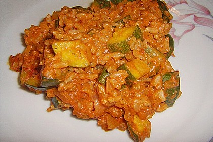 Zucchini - Reis - Pfanne a la Helene 16