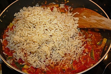 Zucchini - Reis - Pfanne a la Helene 14