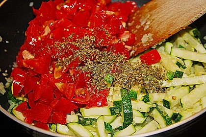 Zucchini - Reis - Pfanne a la Helene 13