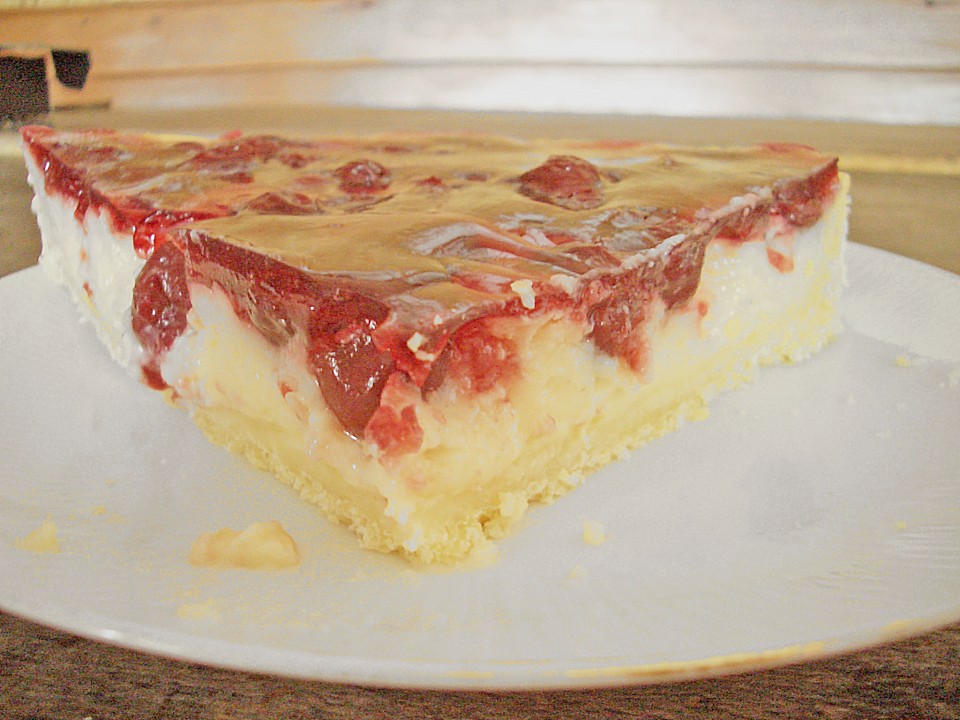 Kirsch - Pudding - Torte, Kirschkuchen (Rezept mit Bild) | Chefkoch.de