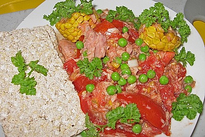Illes leichter und leckerer Thunfisch - Tomaten - Salat