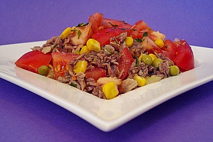 Illes leichter und leckerer Thunfisch - Tomaten - Salat 8