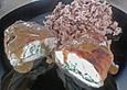 Putenschnitzel gef&uuml;llt mit Spinat und Schafsk&auml;se