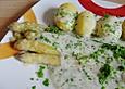 Spargel mit Kerbelso&szlig;e