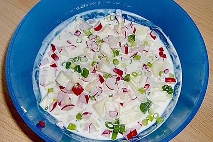 Sommerlich - leichter Kartoffelsalat