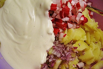 Sommerlich - leichter Kartoffelsalat 1