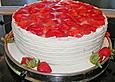 Frische Erdbeertorte