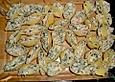 Muschelnudeln mit Flusskrebsfleisch und Shrimps