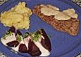 Lammlachse mit Senf - Sahne - Sauce